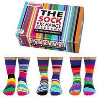 United Oddsocks The Sock Exchange Weekend Novelty Crew Sock Giftbox