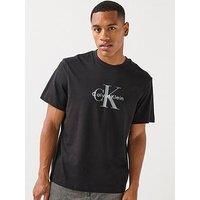 Calvin Klein Jeans Monologo T-Shirt - Black