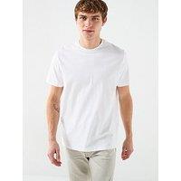 Calvin Klein Jeans Small Ck Logo Plain T-Shirt - White