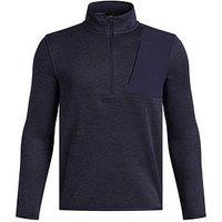 Under Armour Junior Boys Drive Hybrid Storm SweaterFleece Half Zip Golf Top UA