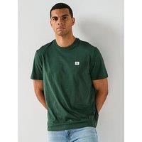 Calvin Klein Jeans Left Chest Woven Badge T-Shirt - Green