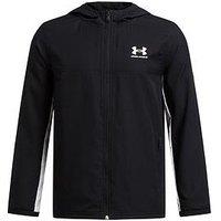 Under Armour Junior Boys Training Rival Woven Jacket - Black