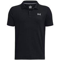 Under Armour Junior Boys Golf Matchplay Polo - Black