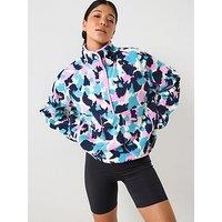Gym + Coffee Womens Training Snap Polar Fleece - Pink