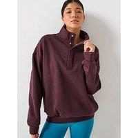 Gym + Coffee Womens Training Sierra Snap Collar - Brown