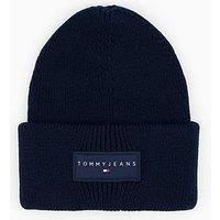 Tommy Jeans Tjm Linear Beanie Hat - Navy