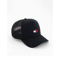 Tommy Jeans Tjm Heritage Trucker Cap - Black