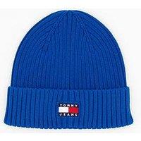 Tommy Jeans Tjm Heritage Core Beanie Hat - Bright Blue