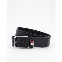 Tommy Jeans Tjm Scanton 40 Leather Belt - Black