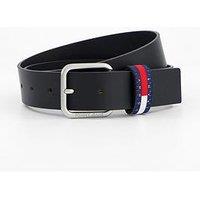 Tommy Jeans Tjm Ryan 3.5 Leather Belt - Black