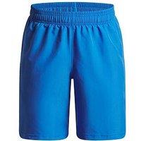 Under Armour Junior Boys Training Tech Woven Wordmark Shorts - Blue