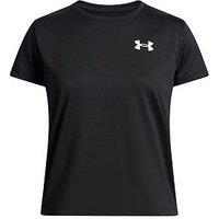 Under Armour Junior Girls Training Tech T-Shirt - Black