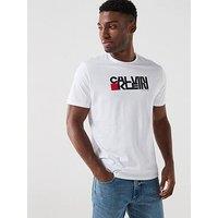 Calvin Klein Jeans Redbox Graphic T-Shirts - White
