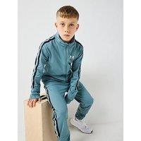 Under Armour Junior Boys Training Icon Knit Tracksuit - Green