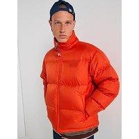 Tommy Jeans Alaska Ripstop Quilted Jacket - Orange