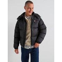 Tommy Jeans Alaska Ripstop Quilted Jacket - Black