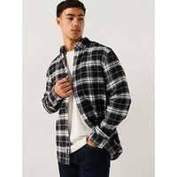 Tommy Jeans Flannel Check Shirt - Black