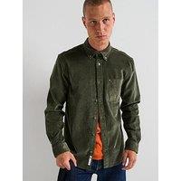 Tommy Jeans Regular Cord Shirt - Green