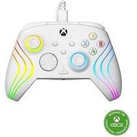 Pdp Afterglow Wave Wired Controller Xb, White