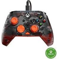 Pdp Rematch Core Wired Controller Xb, Ghost Camo Black & Orange