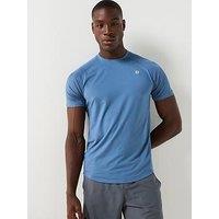 Gym + Coffee Mens Training Relentless T-Shirt - Blue
