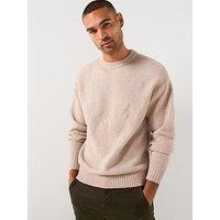 Jack & Jones Soho Ollie Melange Knitted Jumper - Light Beige