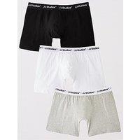 Jack & Jones Plus Size Soho 3-Pack Logo Waistband Trunks - Assorted