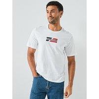 Jack & Jones Small Box Logo T-Shirt - White