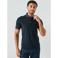 Jack & Jones Paulos Tipped Polo Shirt - Navy
