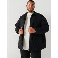 Jack & Jones Plus Size Dover Worker Harrington - Black