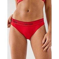 Calvin Klein High Leg Briefs - Red