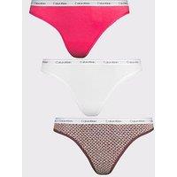 Calvin Klein Thong Briefs 3 Pack - Multi