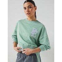 P.E Nation Womens Training Summit Long Sleeve Sweatshirt - Green