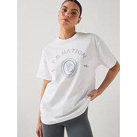 P.E Nation Womens Training Voyage Short Sleeve T-Shirt - White