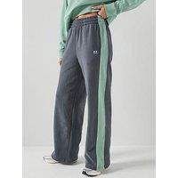 P.E Nation Womens Training Align Wide Leg Track Pants - Grey