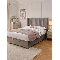Very Home Kingston Velvet Lift Up Bed With Mattress Options (Buy & Save!) - Bed Frame With Memory Mattress