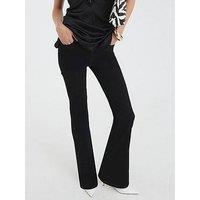 River Island Mid Rise Bootcut Bailey Jeans - Black
