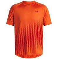 Under Armour Mens Training Tech Fade T-Shirt - Orange
