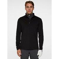 J Lindeberg Mens Golf Tour Tech Mid Layer - Black