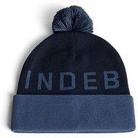 J Lindeberg Mens Golf Brannon Beanie - Navy