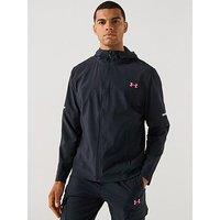 Under Armour Mens Training Tech Utility Woven Jacket - Black
