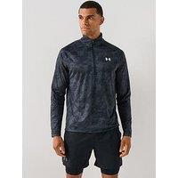Under Armour Mens Training Tech 20 1/2 Zip Top - Black