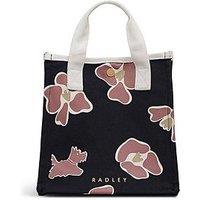 Radley Abstract Floral Small Open Top Grab - Black