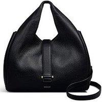 Radley Sloane Street Medium Ziptop Leather Grab - Black