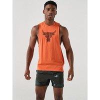 Under Armour Mens Training Project Rock Tank - Orange