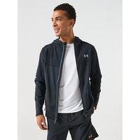 Under Armour Mens Training Utility Woven Winterized Full Zip Jacket - Black