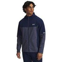 Under Armour Mens Training Utility Woven Winterized Full Zip Jacket - Navy