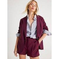 River Island Edge To Edge Blazer - Purple