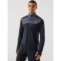 Under Armour Mens Training Tech Utility 1/4 Zip Top - Black