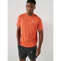 Under Armour Mens Training Tech Textured T-Shirt - Orange